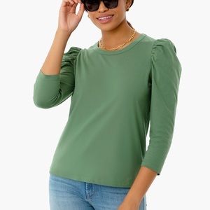 Tuckernuck Pomander Place Green Vesty Long Sleeved Crewneck